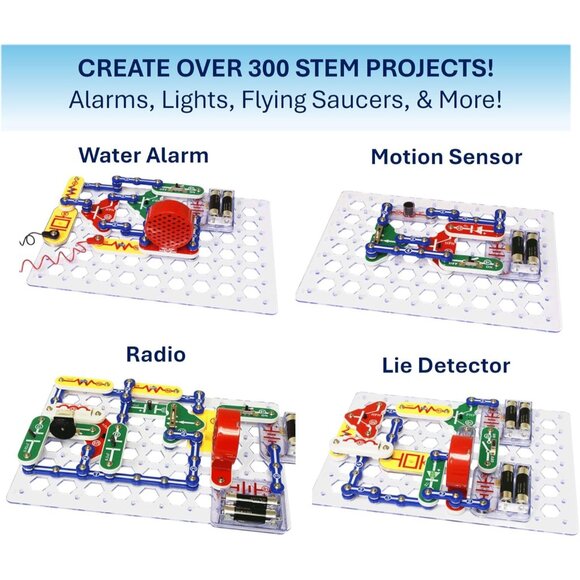 Classic SC-300 Electronics Exploration Kit | Over 300 Projects | Full Color Manu - Picture 8 of 10